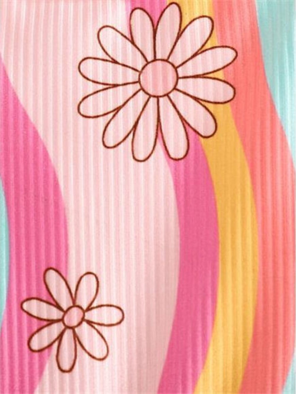 Children's Floral Print Flare Leg Jumpsuit - Picture 4 of 5